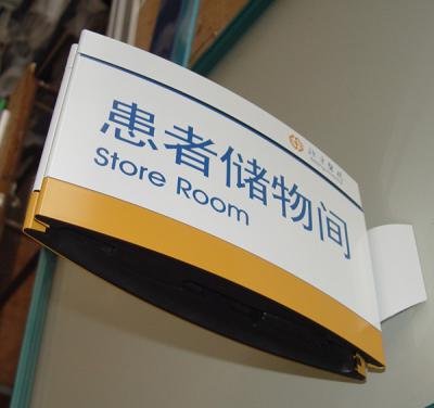 Double sides wall mounted sign